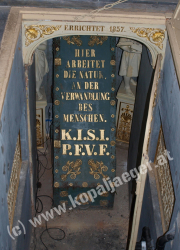 PARGFRIEDER Gruft, eine Etage tiefer als WIMPFEN und RADETZKY. Foto ECKEL