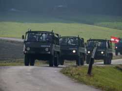 Pinzgauer am Marsch