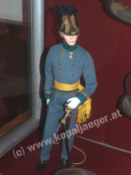 Krauhs Figurine eines Jägeroffiziers in der Uniform 1848 Krauhs Figurine eines Jägeroffiziers in der Uniform 1848